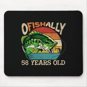 Mousepad Oficialmente tema de aniversário de 58 anos de pes