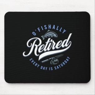 Mousepad O'fishally Aposentado Pesca Divertida