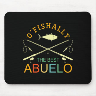 Mousepad Ofishally O Melhor Avô de Pesca Vintage Abuelo