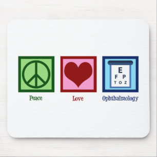 Mousepad Oftalmologia do Amor de Paz