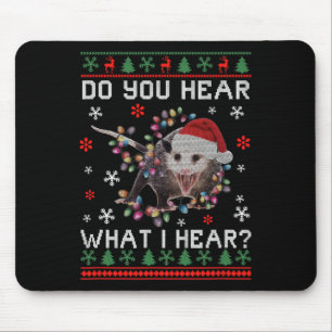 Mousepad Ogambm Christmas Você Ouve O Que Eu Ouço Xmas Opo