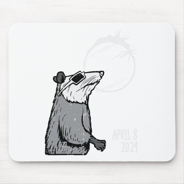 Mousepad Ogambm Solar Eclipse 2024 Totalidade Abril 8 Homen (Frente)