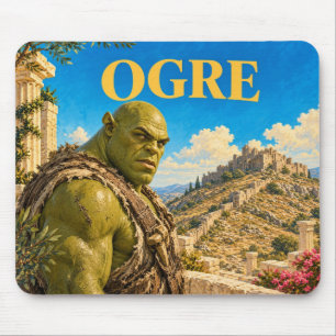 Mousepad Ogro, Monstro de Fantasia Gótica