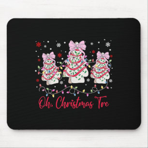 Mousepad Oh Árvore de Natal Faz Debbie Becky Jen Snack Cak