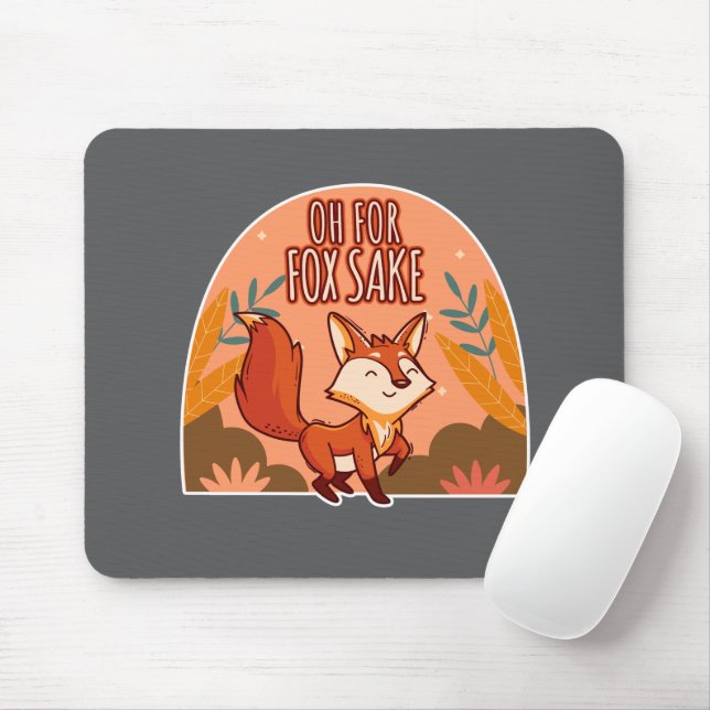 Mousepad Oh Pelo Amor De Raposa Lindos E Engraçados (Com mouse)