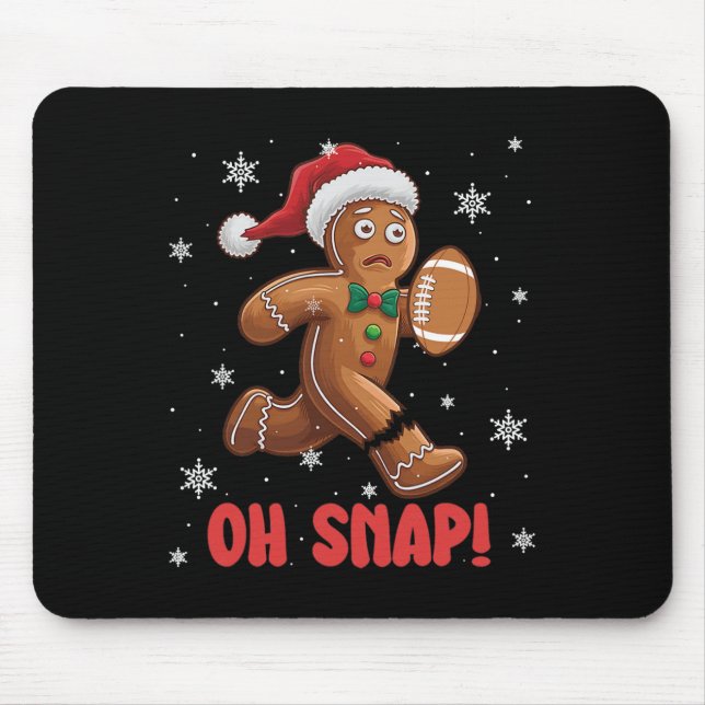 Mousepad Oh Snap Gingercake Homem Americano (Frente)