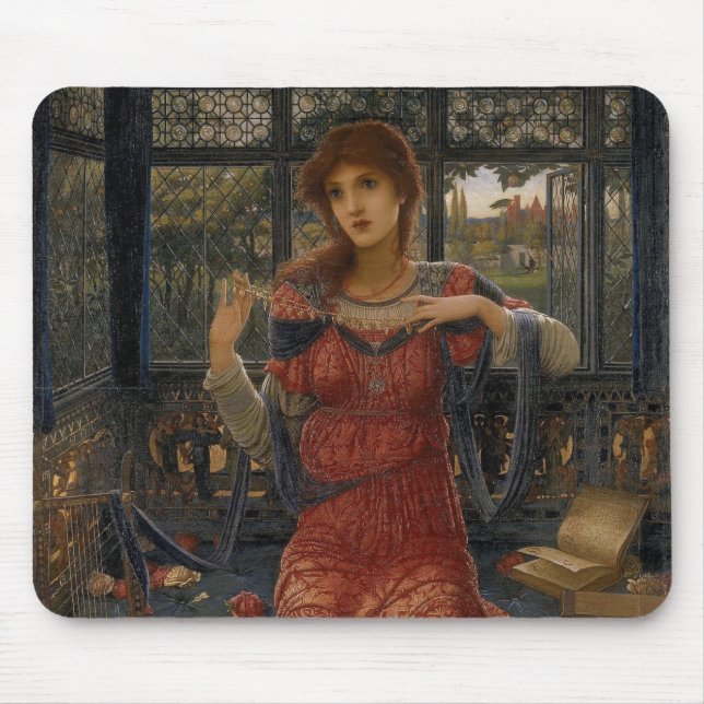 Mousepad Oh Swallow, Swallow by John Melhuish Strudwick (Frente)