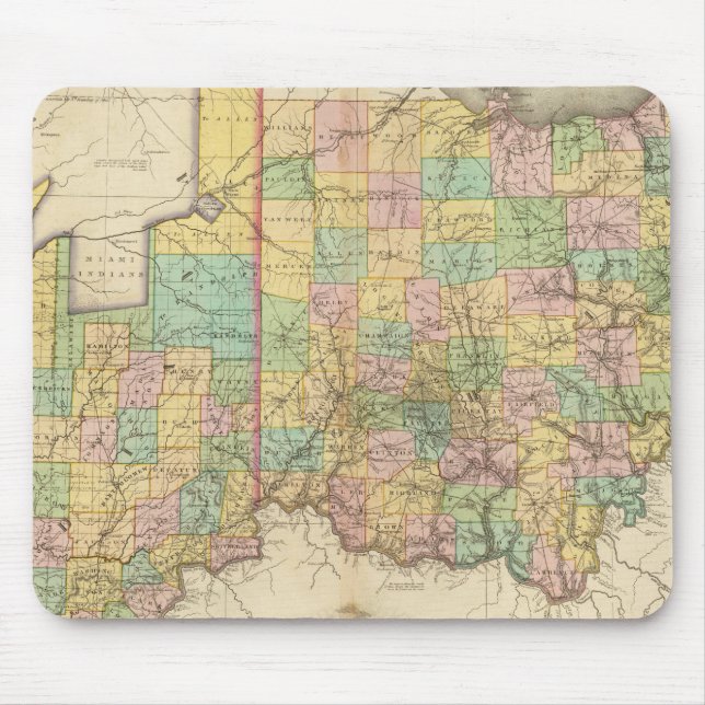 Mousepad Ohio e Indiana (Frente)