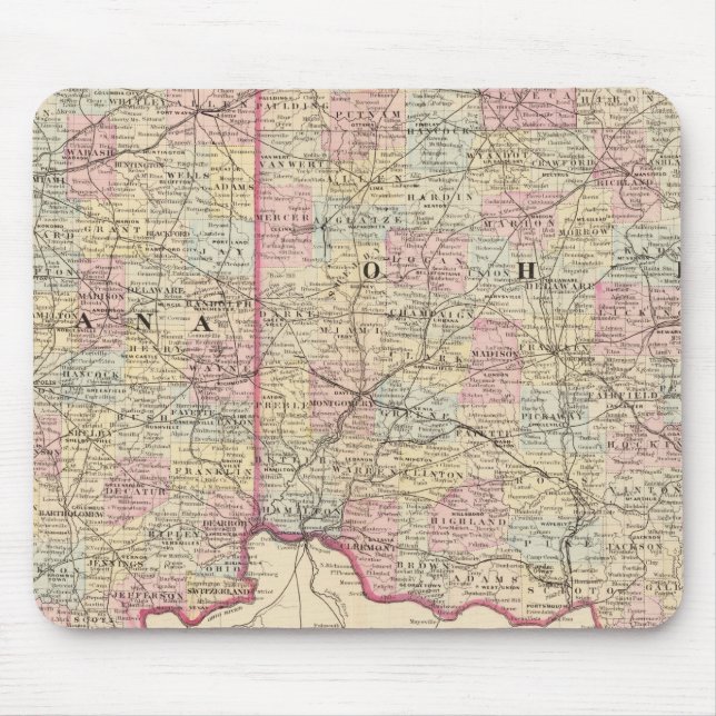 Mousepad Ohio, Indiana (Frente)