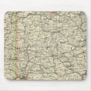 Mousepad Ohio, Indiana, Kentucky, Virgínia Ocidental