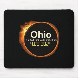 Mousepad Ohio Solar Eclipse 2024 Totality April 8 Men Women