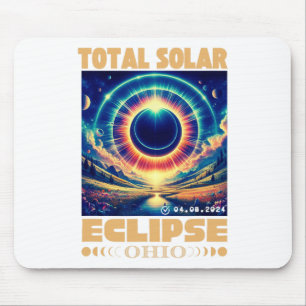 Mousepad Ohio Total Solar Eclipse abril 8 2024 Ohio Solar E