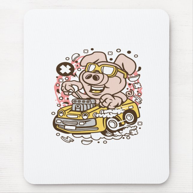 Mousepad Oink Hotrod (Frente)