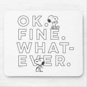 Mousepad "Ok. Muito bem. Tanto faz.