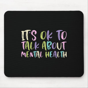 Mousepad Ok Para Falar Sobre a Consciência da Saúde Mental