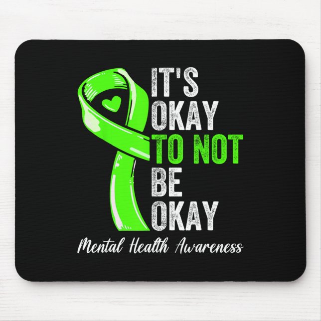 Mousepad Ok Para Não Estar Bem - Fita De Sensibilização Par (Frente)