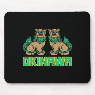 Mousepad Okinawa Guardian Lion Shisa Japão Marcial