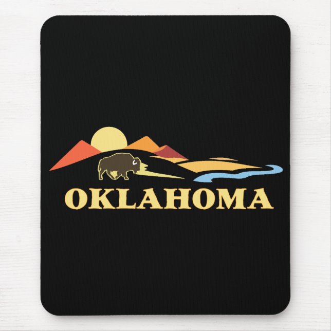Mousepad Oklahoma Estados Unidos da América (Frente)
