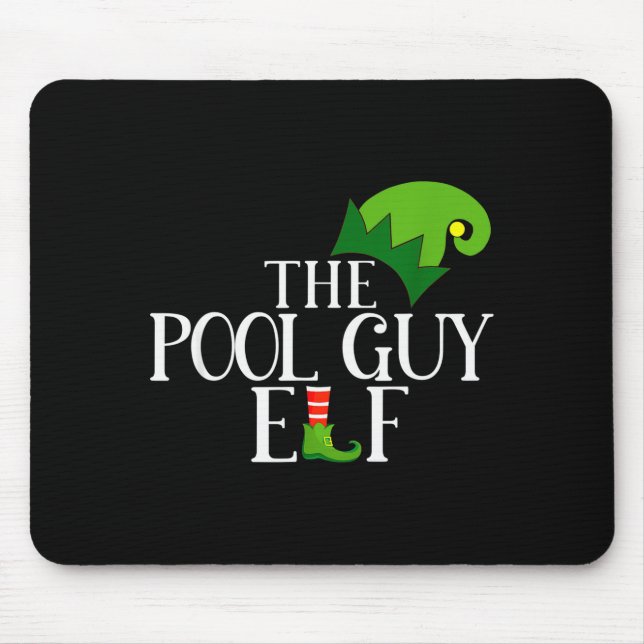 Mousepad Ol Guy Elf Matching Family Group Christmas Party P (Frente)