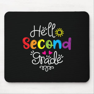 Mousepad Olá, 2º ano de diversão, segundo de volta à escola