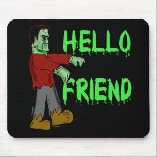 Mousepad Olá! camisas assustadores de Frankenstein T do