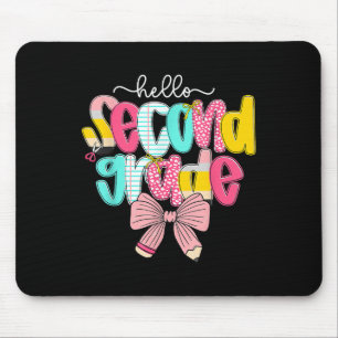 Mousepad Olá Elegante Professora da 2ª Série Coquette Laço