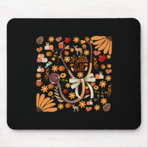 Mousepad Olá, Enfermeira do Stethoscope Boho Floral Health 