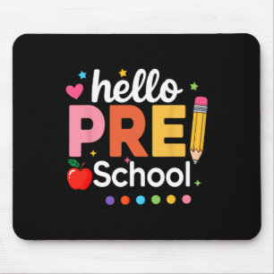 Mousepad Olá Equipe de Crianças Professoras Pré-escola Pré