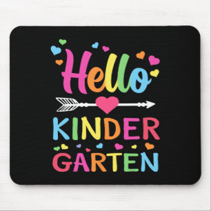 Mousepad Olá Equipe de Jardim de Infância Kinder Byck Para