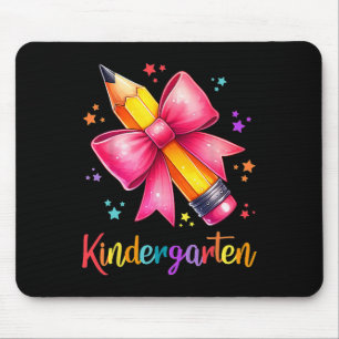 Mousepad Olá Equipe de Jardim de Infância Lápis Fofo Profes
