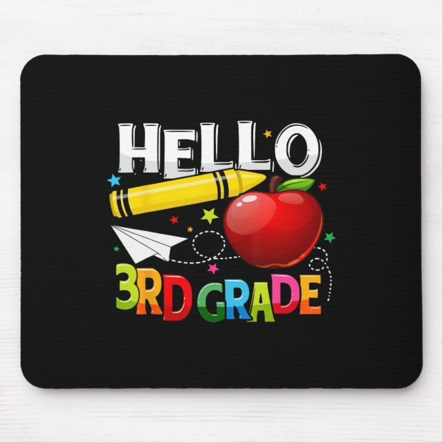 Mousepad Olá Equipe de Professores da 3ª Série Terceira Sér (Frente)
