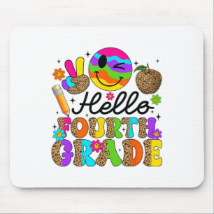 Mousepad Olá Groovy Alunos da Quarta Série Leopardo 1º Dia