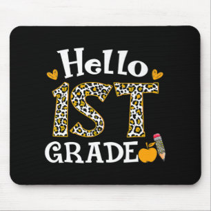 Mousepad Olá, Impressão Leopardo de Primeira Classe, 1 rua