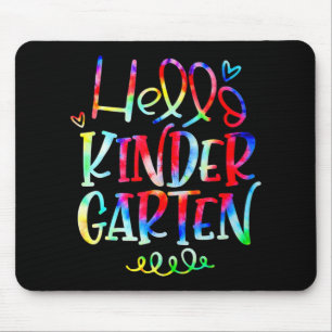 Mousepad Olá, Jardim De Infância De Volta Para Presentes Pa