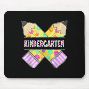 Mousepad Olá Kindergarten Leopardo Tie Dye Camiseta Pencil