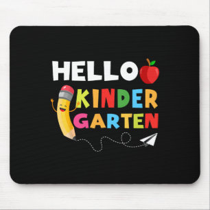 Mousepad Olá, Kindergarten Team Kindergarten, volta à escol