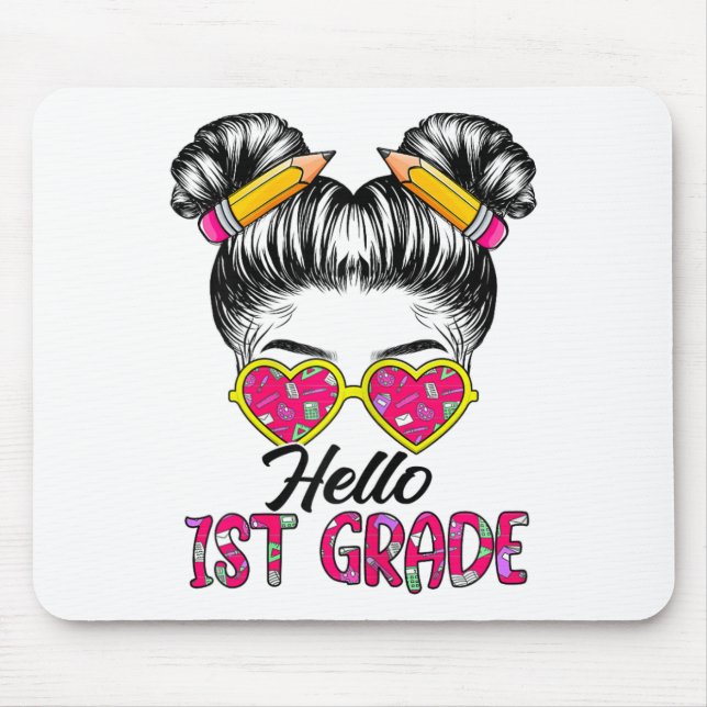 Mousepad Olá Meninas de Cabelo Desgrenhado da 1ª Série Volt (Frente)