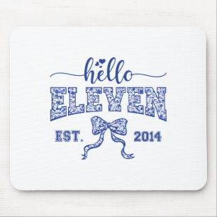 Mousepad Olá Onze Est 2014 Coquete Laço 11º Aniversário G