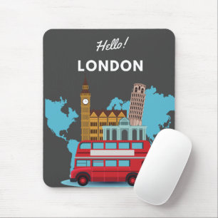 Mousepad Olá, Pad do Rato de Londres