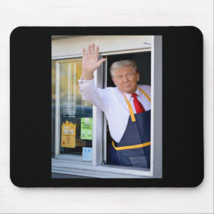 Mousepad Olá, Pegue Seu Hambúrguer Donald Trump Cozinha Bat