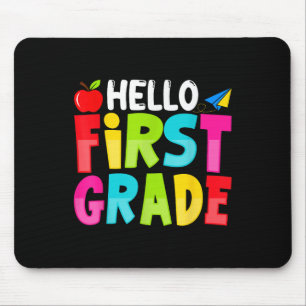 Mousepad Olá Primeira Série Divertido Volta às Aulas Alunos