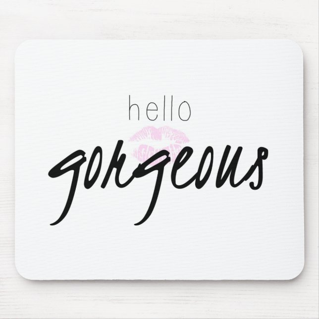 Mousepad Olá! tapete do rato lindo (Frente)