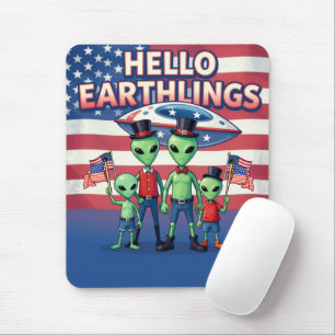 Mousepad Olá terráqueos
