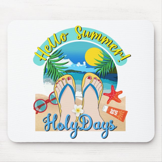 Mousepad Olá Verão - Dias Sagrados (Frente)
