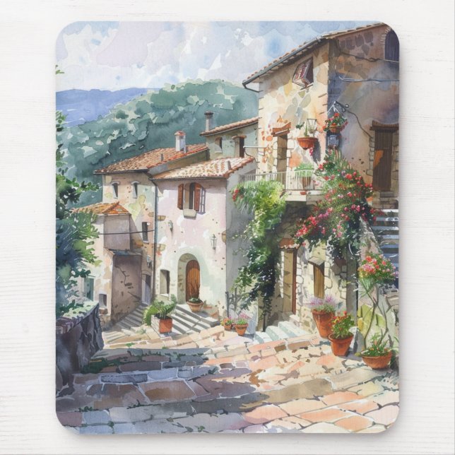 Mousepad Old Italian Village  (Frente)