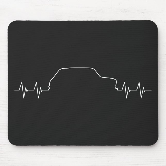 Mousepad Oldtiemer Mini Englischer Klassiker Heartbeat (Frente)