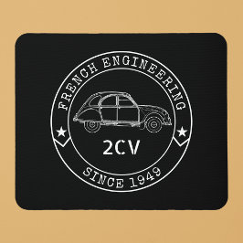 Mousepad Oldtimer 2CV Abzeichen Engineering Emblem