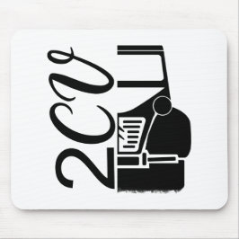 Mousepad Oldtimer 2cv Typografie Halbe Ente