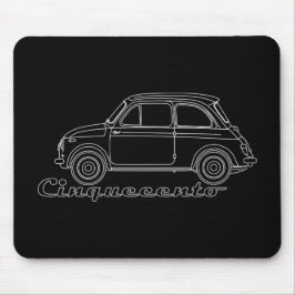 Mousepad Oldtimer Fiat Cinquecento Der PUCH 500