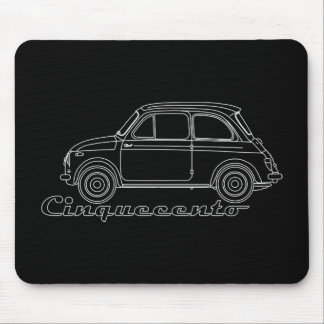 Mousepad Oldtimer Fiat Cinquecento Der PUCH 500